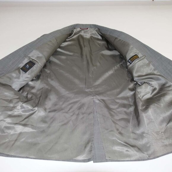 Hart Schaffner Marx Men's 2 Button Suit Size 42 Regular 35 x 29 Gray 100% Wool - Picture 12 of 15